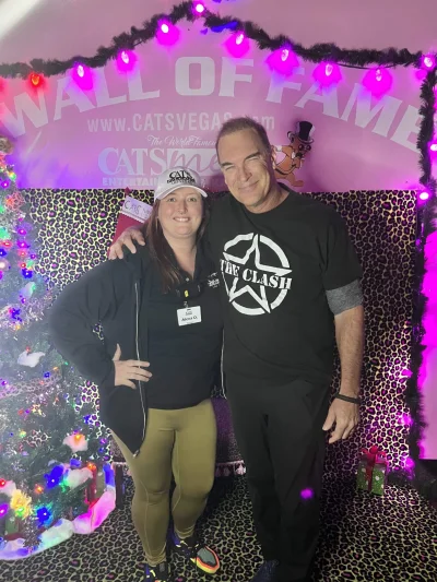 Celebrity sighting at Cat's Meow